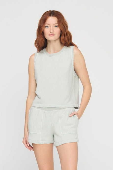 Gwynn Crew Neck Terry Tank Tops Tank Project Social T 