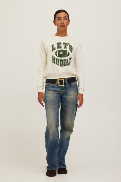 Let's Huddle Sweatshirt Outerwear Sweatshirt Graphic Project Social T 