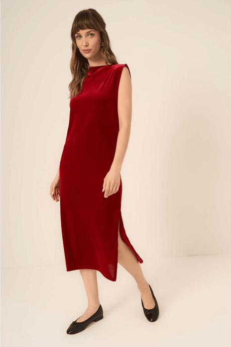 Heading Out Velvet Dress DRESS Project Social T 