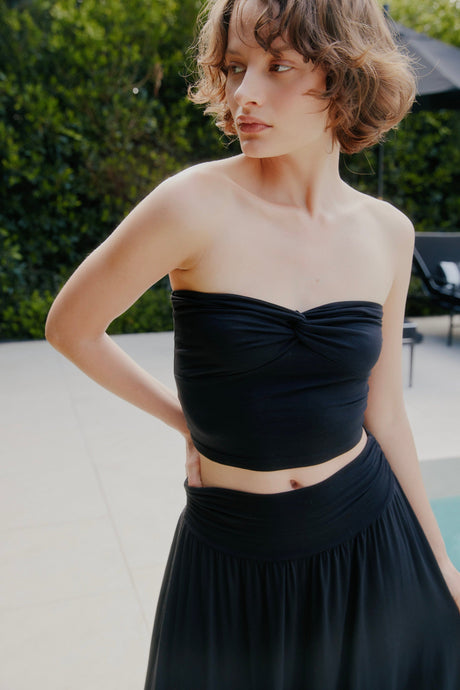 Rinoa Knot Front Tube Top Tops Strapless Tank Project Social T 