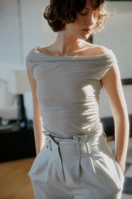 Crete Layered Merrow Edge Mesh Tee Tops Tee Project Social T 