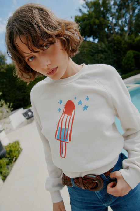 Rocket Pop Shrunken Sweatshirt Outerwear Sweatshirt Graphic Project Social T 