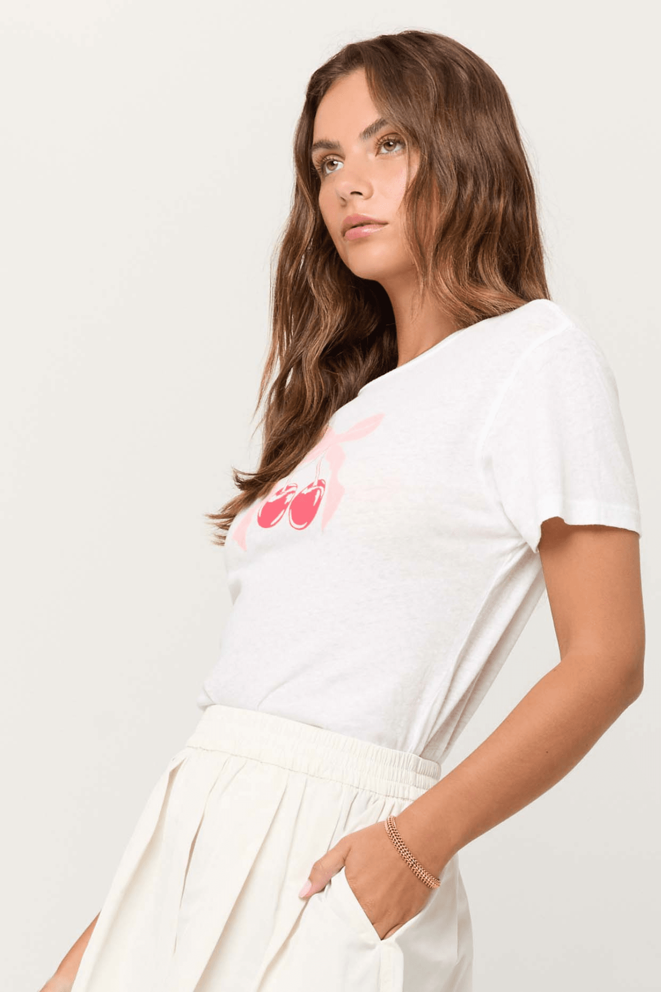 Double Cherries Baby Tee – PROJECT SOCIAL T
