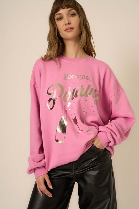 Forecast Pouring Foil Sweatshirt GRAPHICS Project Social T 