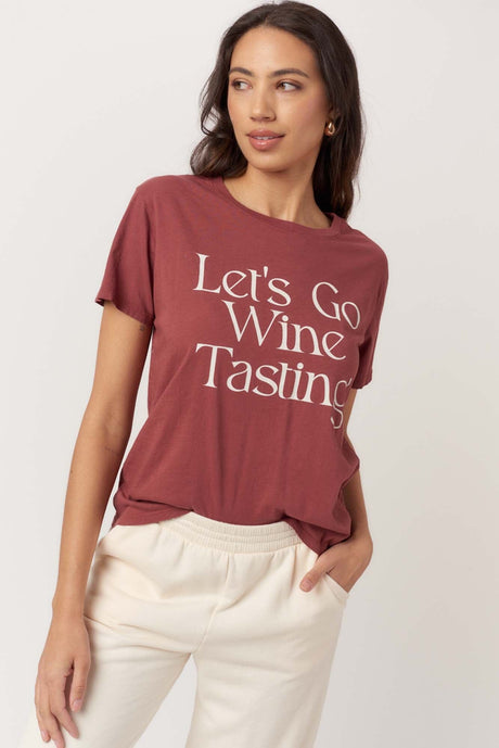 Let's Go Wine Tasting Tee GRAPHICS Project Social T 