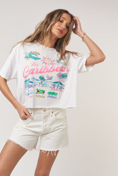 Caribbean Cropped Tee GRAPHICS Project Social T 