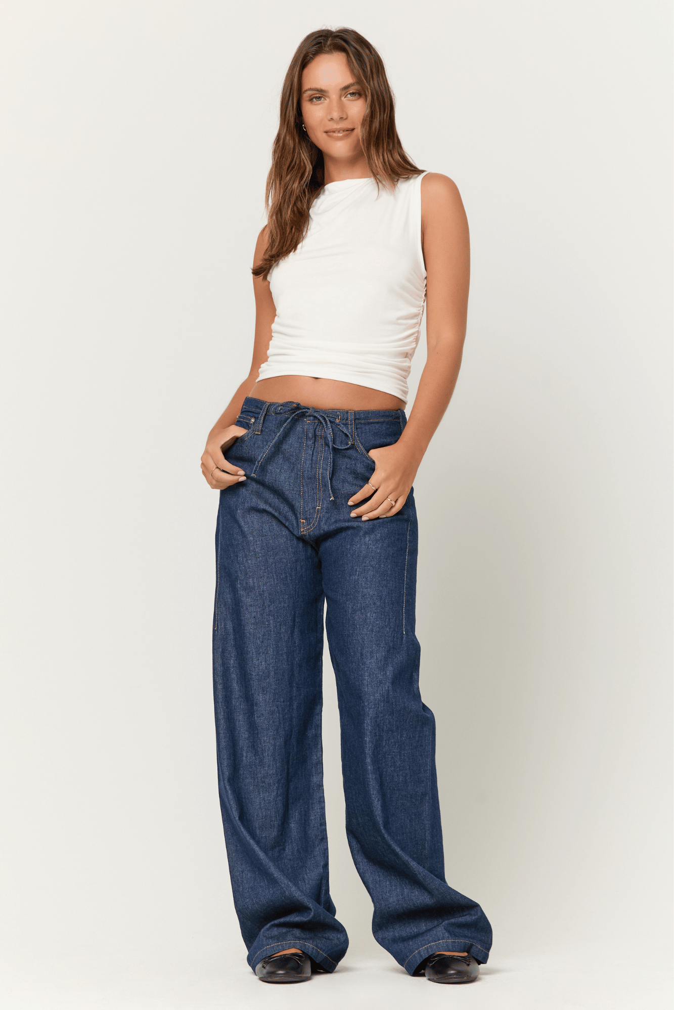 Wyatt Ruched Side Tank – PROJECT SOCIAL T Wyatt Ruched Side Tank – PROJECT SOCIAL T