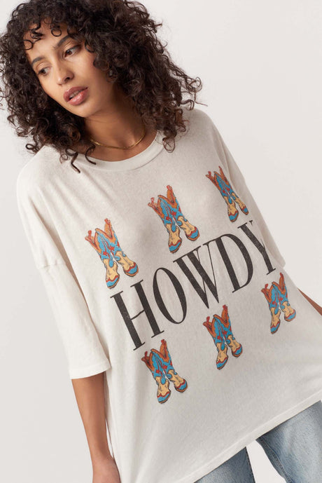 Howdy Boots Perfect Bf Tee GRAPHICS Project Social T 