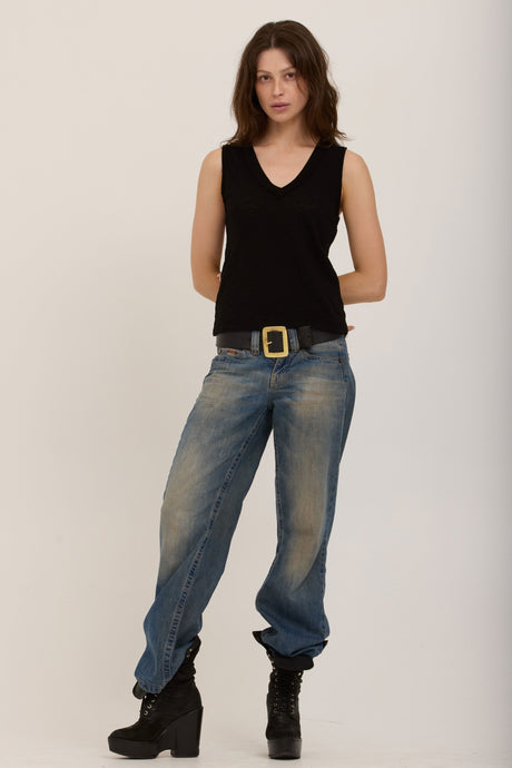 Let Me Know Slub V Neck Tank Tops Tank Project Social T 
