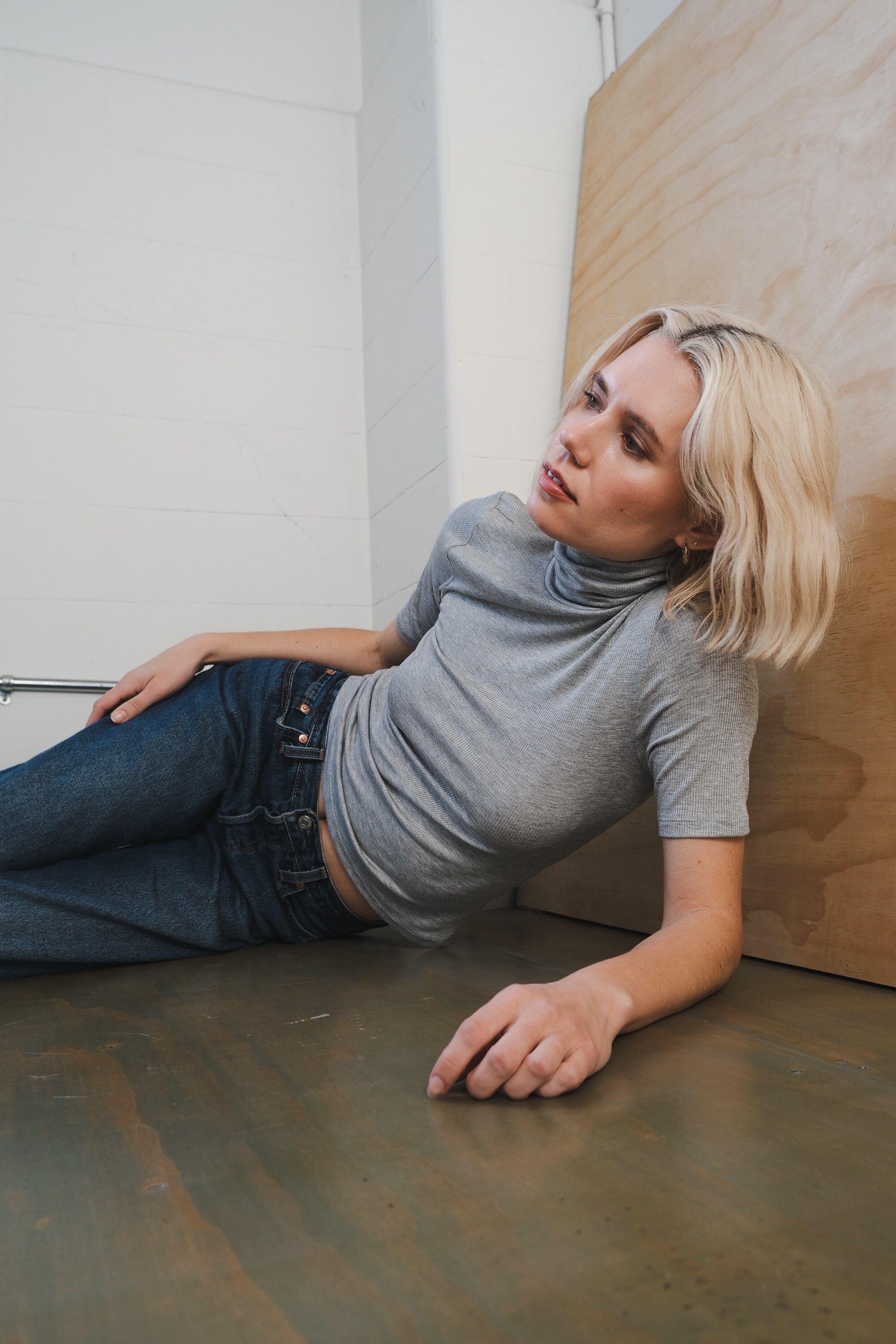 Jesllyn Turtleneck Rib Tee – PROJECT SOCIAL T
