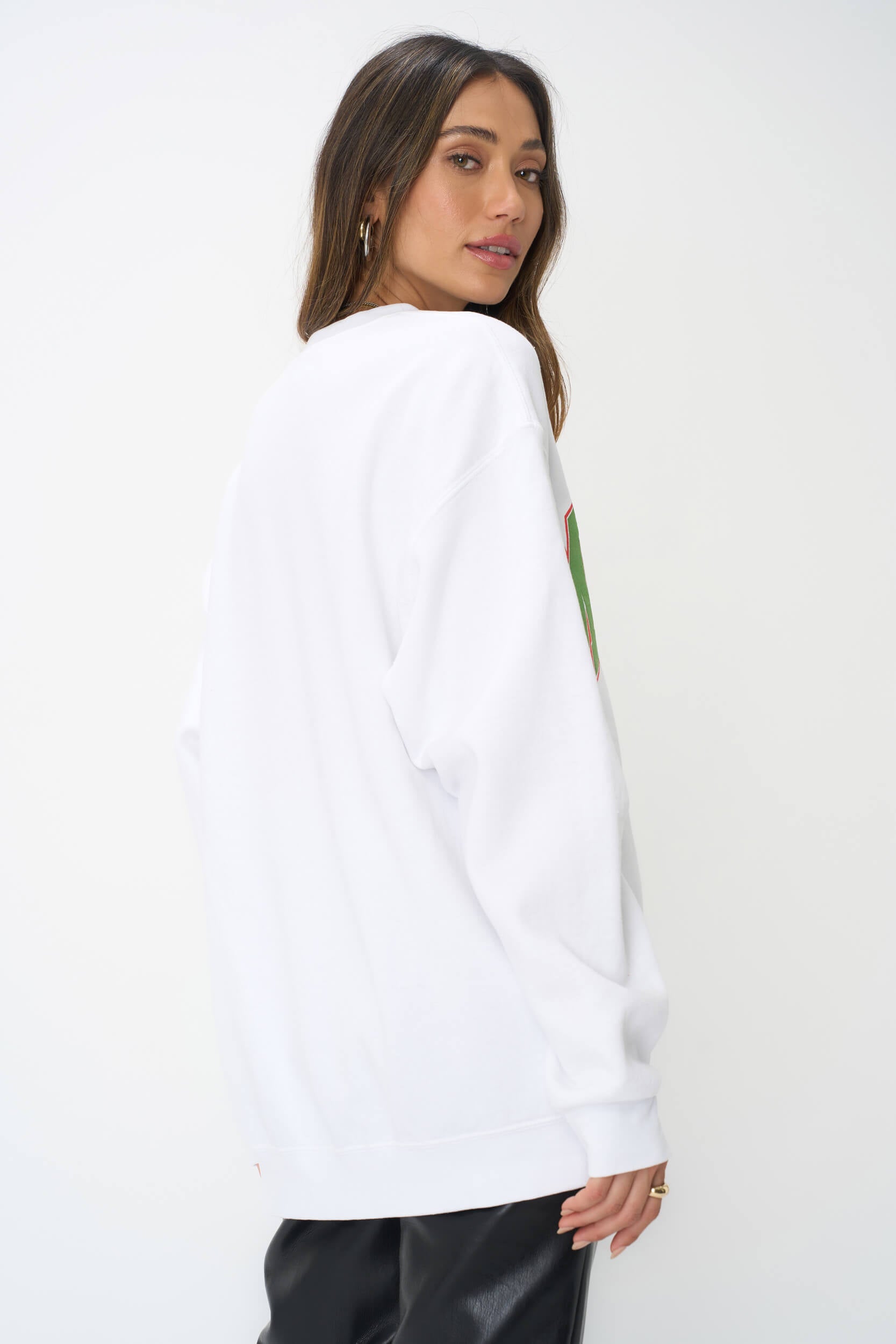 Oversized new arrivals sweatshirt white