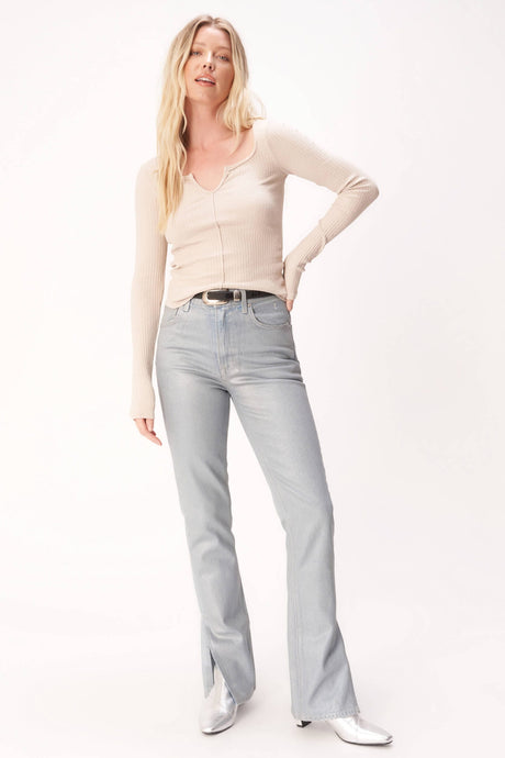 Voyager Notch Neck Rib Long Sleeve LONG SLEEVE Project Social T 