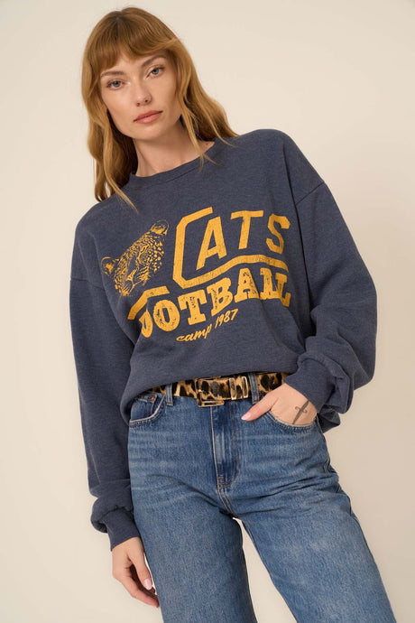 Cats Football Sweatshirt GRAPHICS Project Social T 