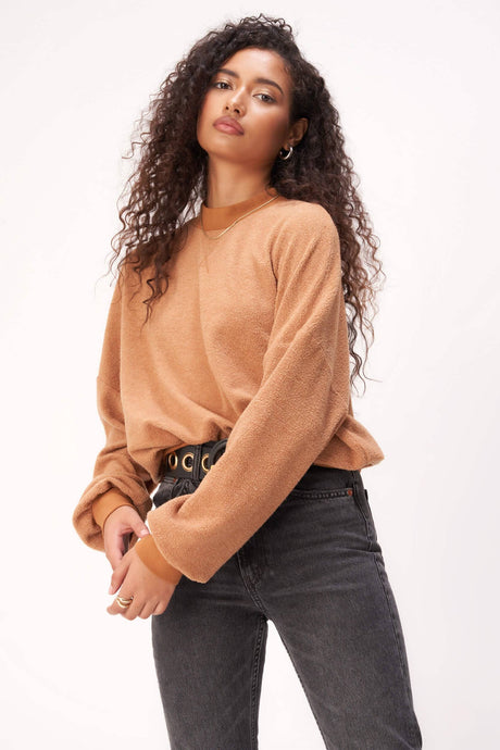 Dover Mock Neck Fleece Sweatshirt SWEATSHIRT Project Social T 