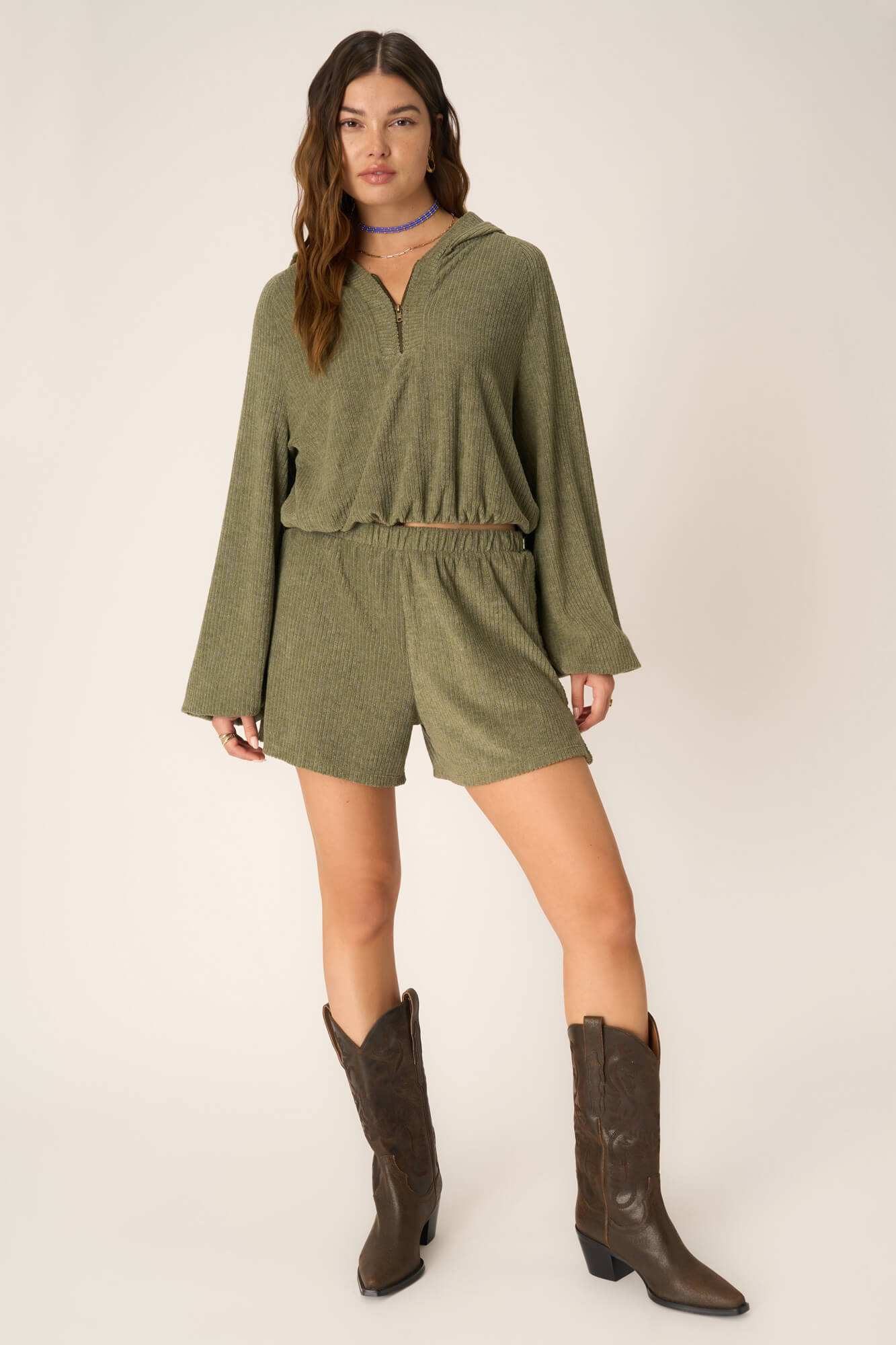Siesta Half Zip Sweatshirt - Endless Sky – PROJECT SOCIAL T