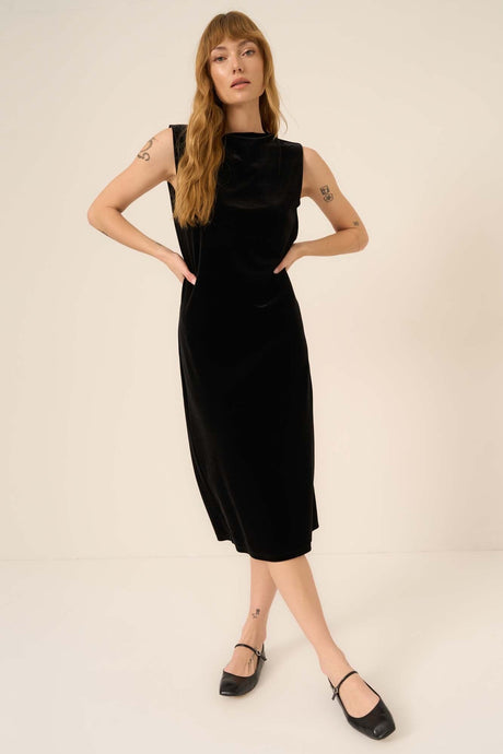 Heading Out Velvet Dress DRESS Project Social T 
