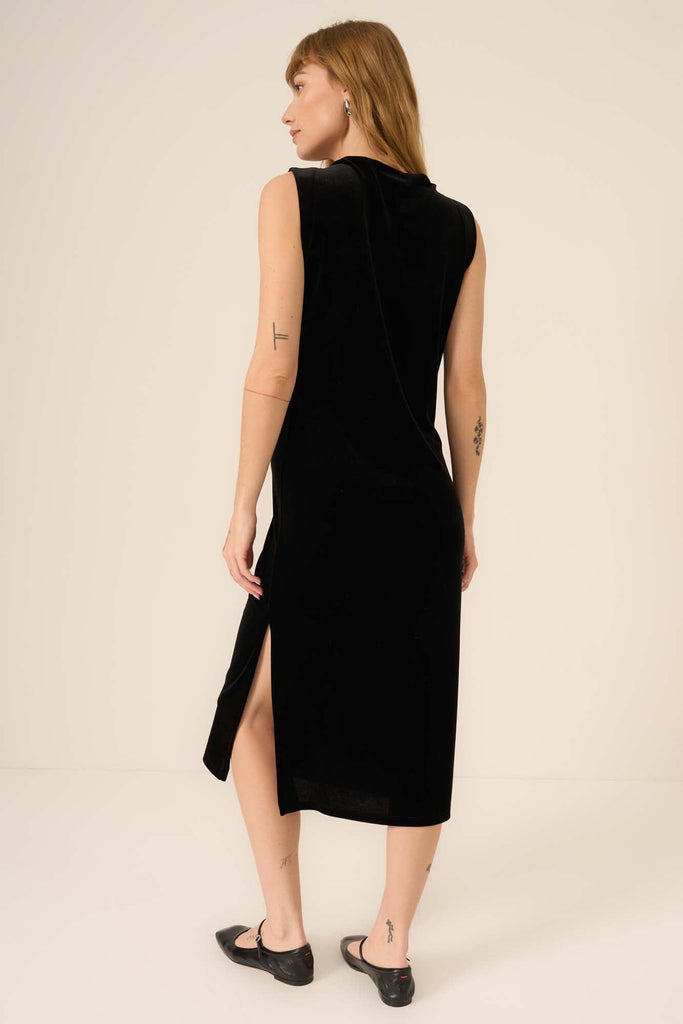 Heading Out Velvet Dress Black / XS by Project Social T Heading Out Velvet Dress Black / XS by Project Social T
