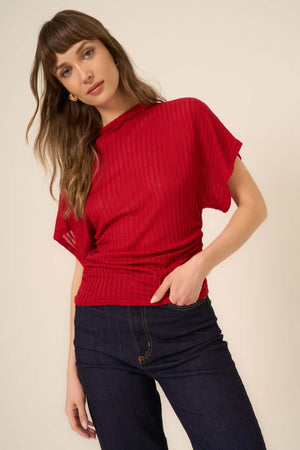 Holly Funnel Neck Dolman Tee – PROJECT SOCIAL T