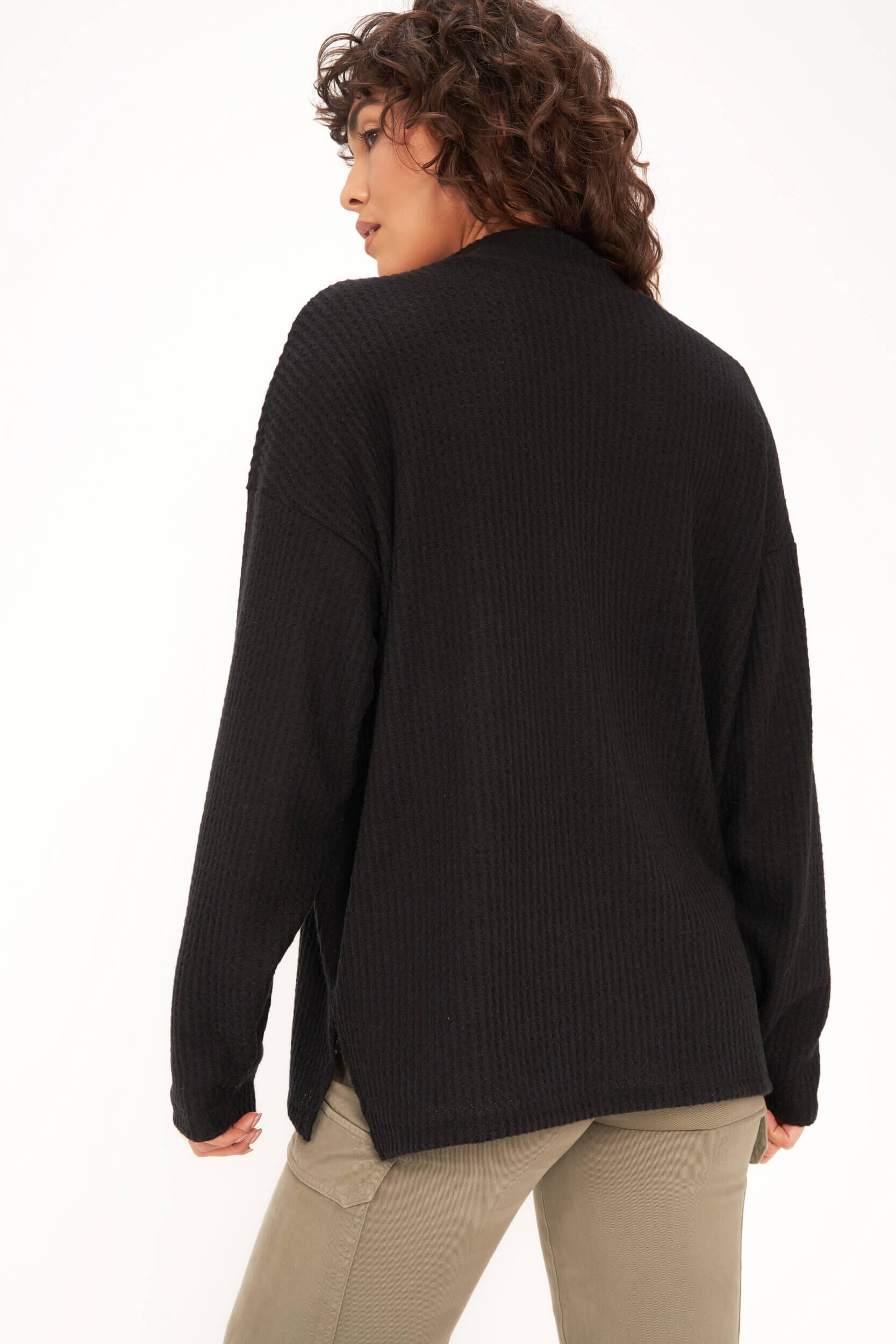 Last Kiss Cozy Half Zip Tunic – PROJECT SOCIAL T