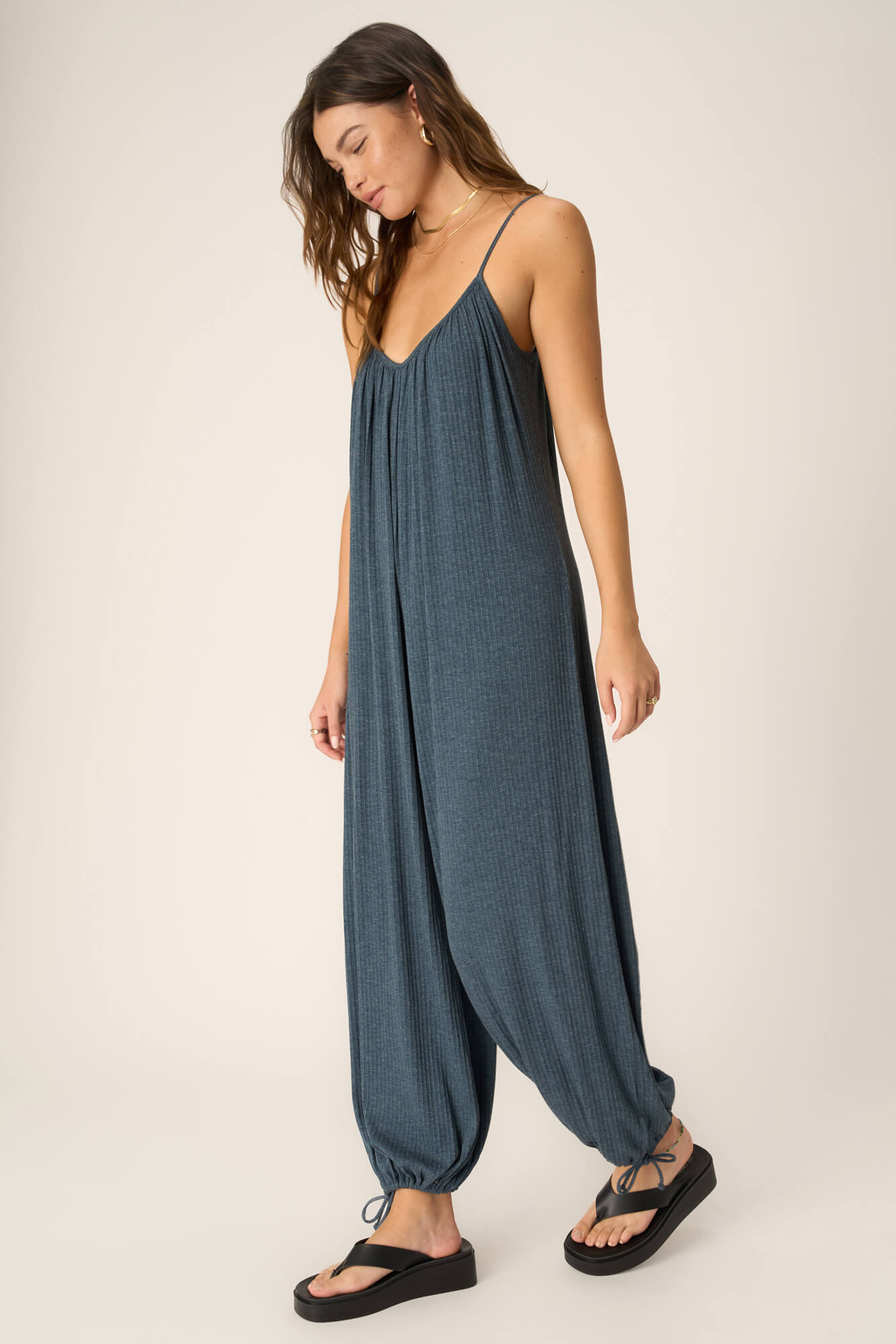 Let's Bounce Shirred Strappy Jumpsuit – PROJECT SOCIAL T