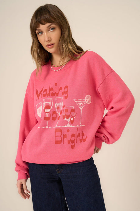 Making Spirits Bright Sweatshirt GRAPHICS Project Social T 