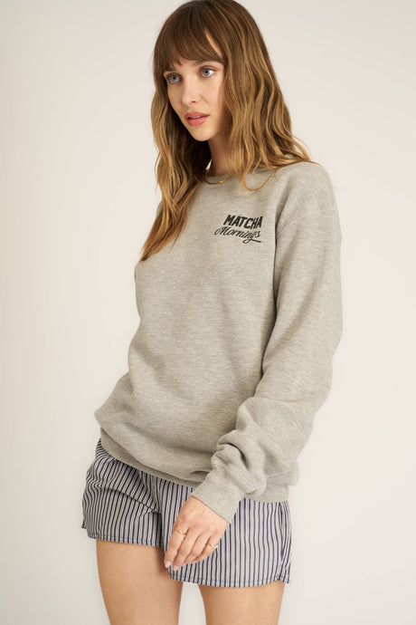 Matcha/Martini Reversible Sweatshirt GRAPHICS Project Social T 