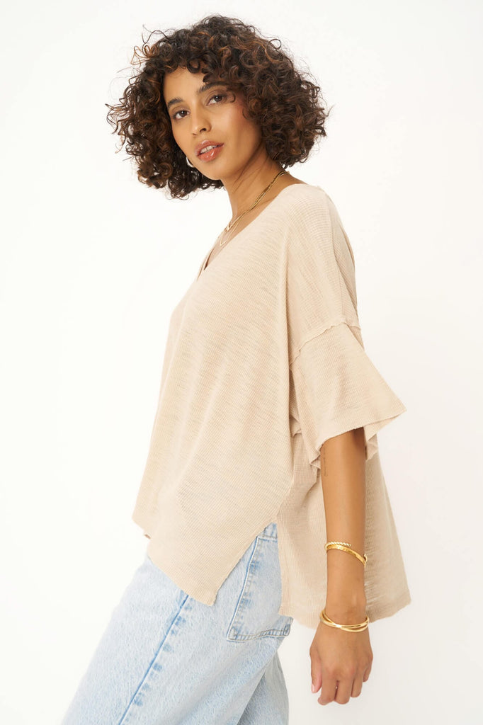 PROJECT SOCIAL T Isla Open Neck Sweatshirt
