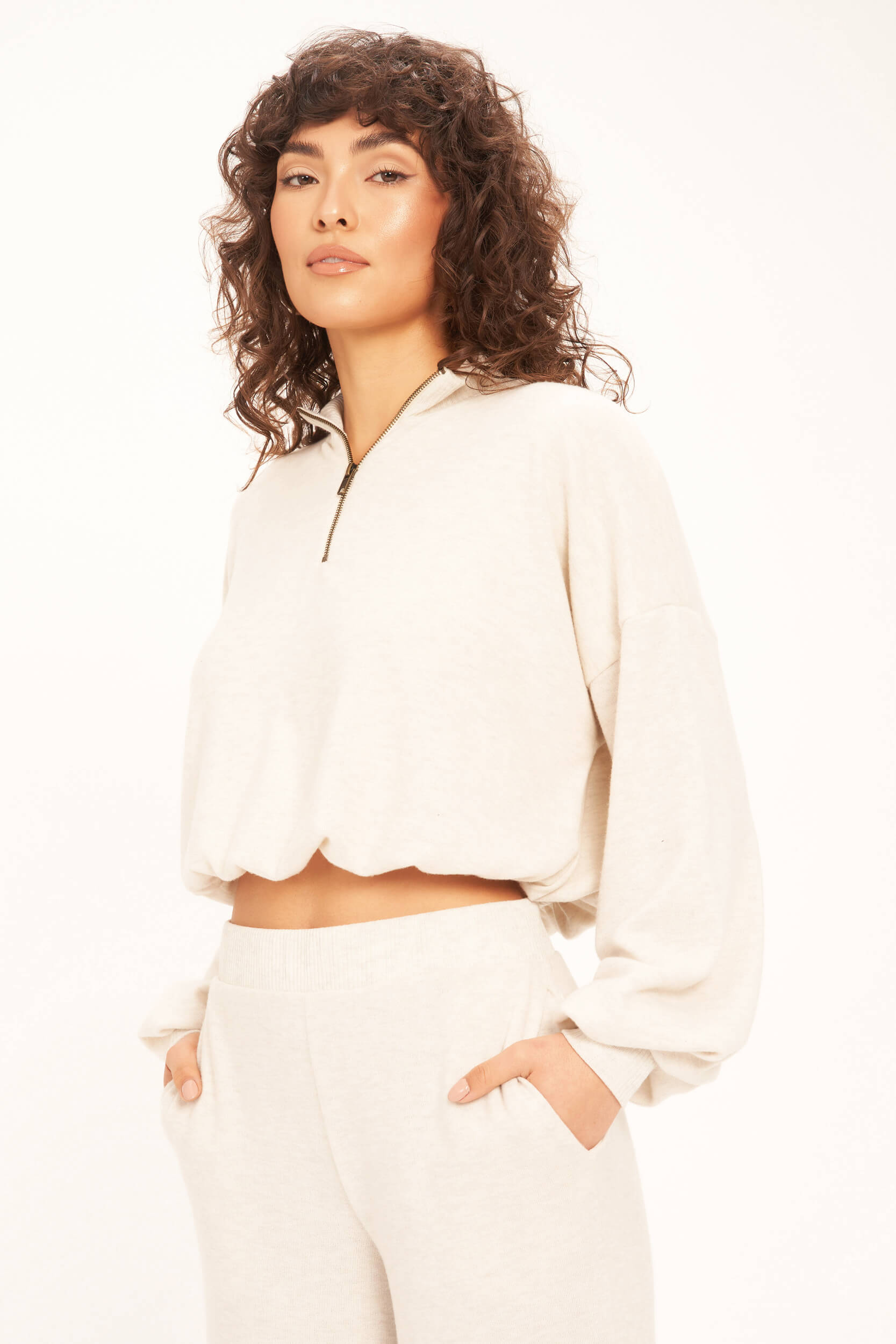 Siesta Half Zip Sweatshirt - Endless Sky – PROJECT SOCIAL T