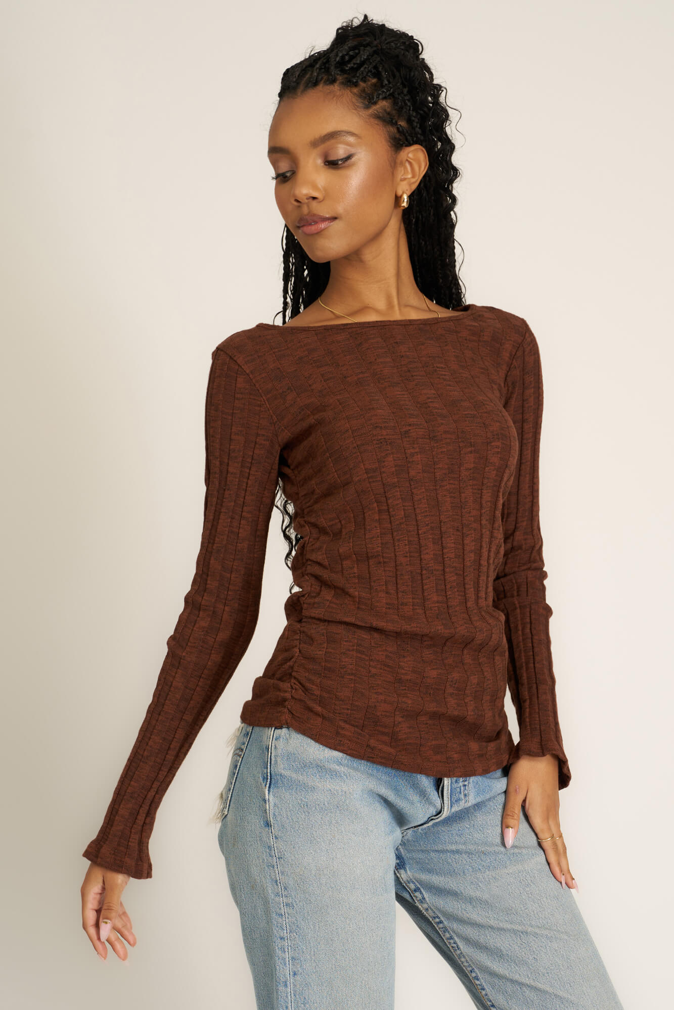 Boat neck sweater deals