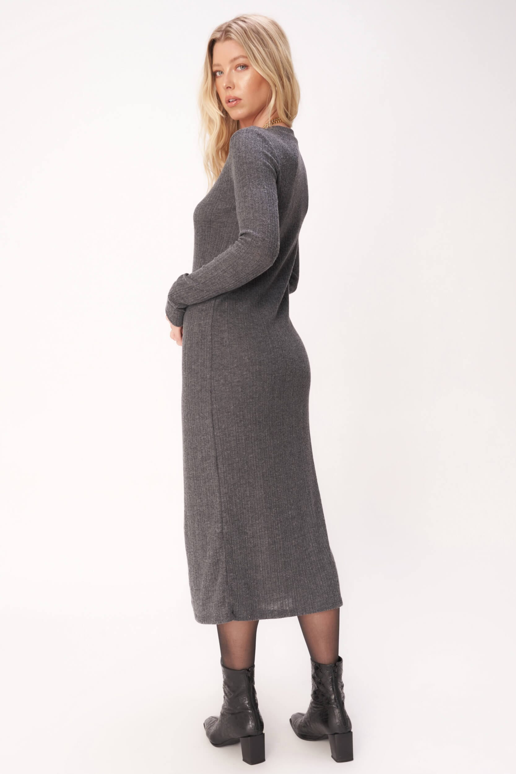 Slumber Heathered Cozy Rib Maxi Cardi – PROJECT SOCIAL T