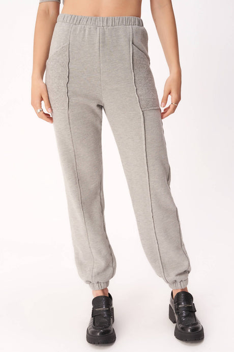 Sonny Heathered Seamed Jogger PANTS Project Social T 