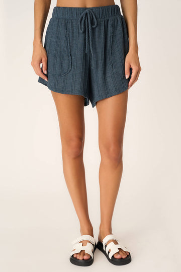 Summer Dreamin' Sweater Rib Short in Oceanic Teal