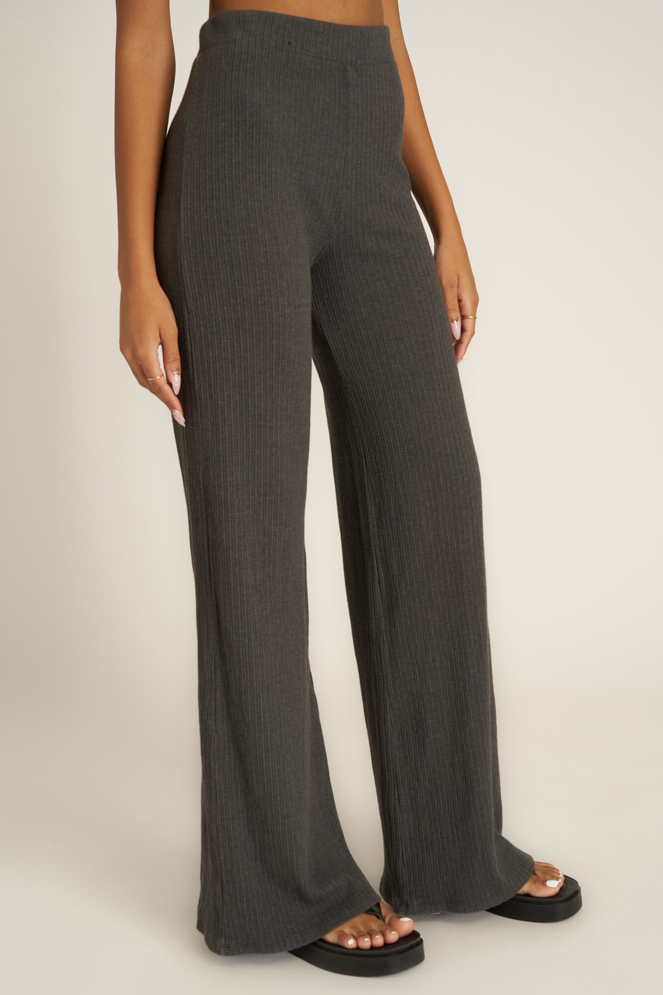 Never Better Textured Wide Leg Pant - Black – PROJECT SOCIAL T