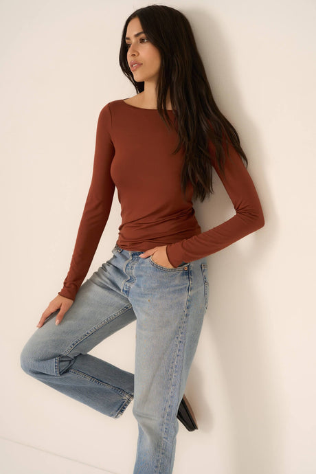 Vera Boat Neck Long Sleeve LONG SLEEVE Project Social T 