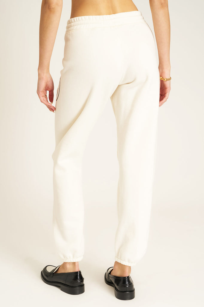 Wine Eyes Jogger in Cozy Cream