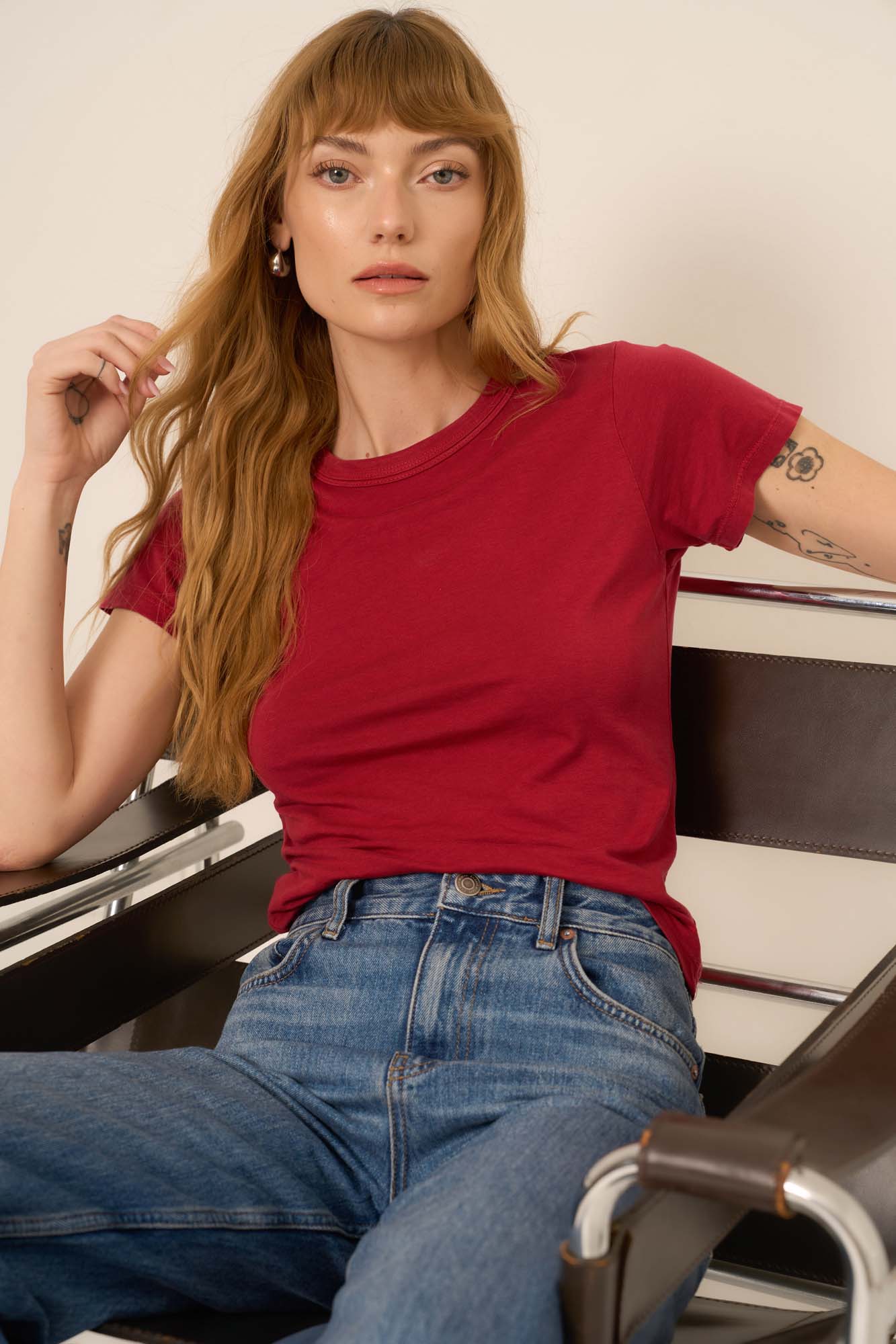 Cabernet Relaxed Tee – PROJECT SOCIAL T