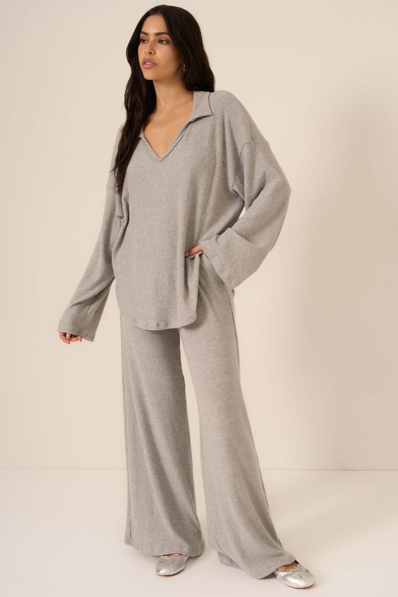 Zoey Brushed Rib Pant – PROJECT SOCIAL T Zoey Brushed Rib Pant – PROJECT SOCIAL T