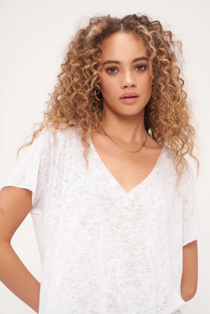 The Original Textured V - White – PROJECT SOCIAL T