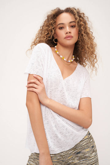 The Original Textured V - White - PROJECT SOCIAL T